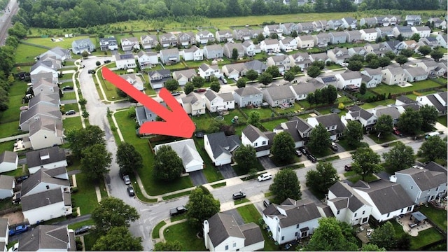 486 Ruffin Dr, Galloway, OH 43119 - aerial view of property's location featuring nearby suburban area