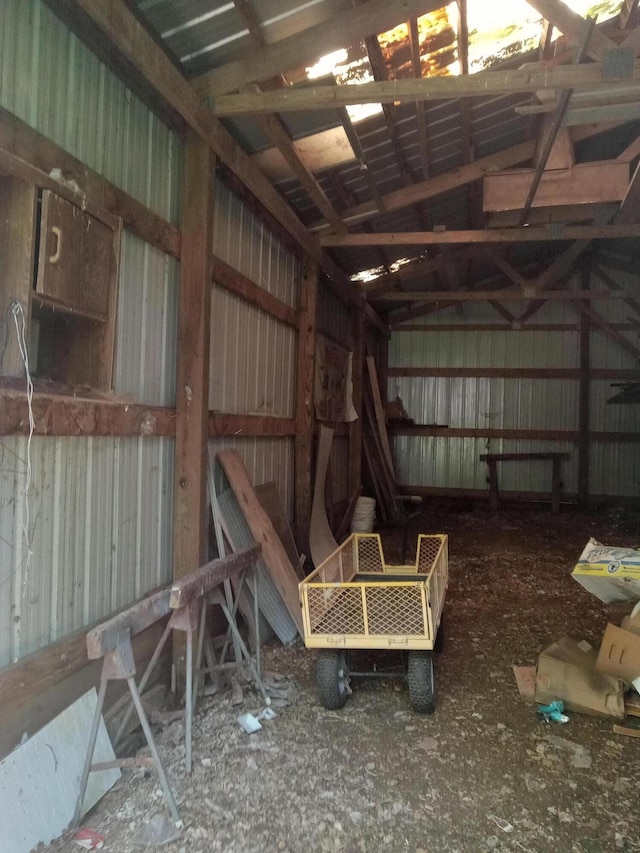 6978 Cook-Jones Rd, Waynesville, OH 45068 - misc room featuring lofted ceiling