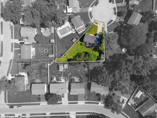 3748 Wagner Ct, Grove City, OH 43123 - aerial view of residential area featuring property parcel outlined