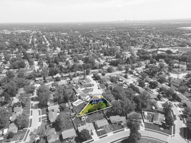 3748 Wagner Ct, Grove City, OH 43123 - aerial view of residential area with property parcel outlined