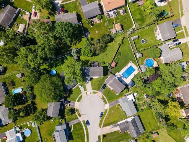 3748 Wagner Ct, Grove City, OH 43123 - aerial overview of property's location with a pool area and nearby suburban area