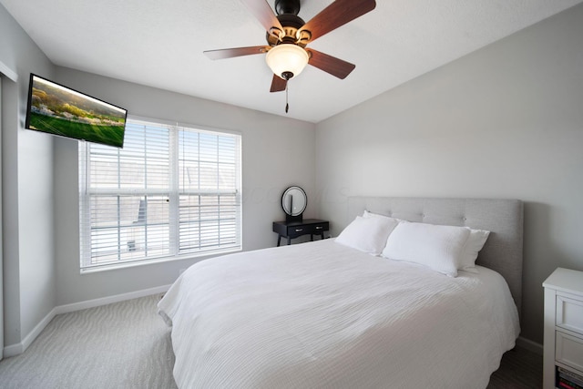 6295 Royal Tern Xing, Columbus, OH 43230 - bedroom featuring multiple windows, light colored carpet, and a ceiling fan