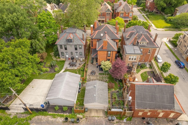 810 Franklin Ave, Columbus, OH 43205 - aerial perspective of suburban area