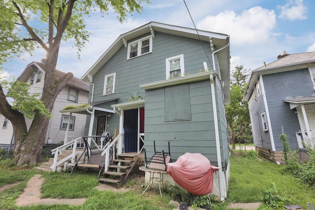 2205-2207 Sullivant Ave, Columbus, OH 43223 - rear view of house