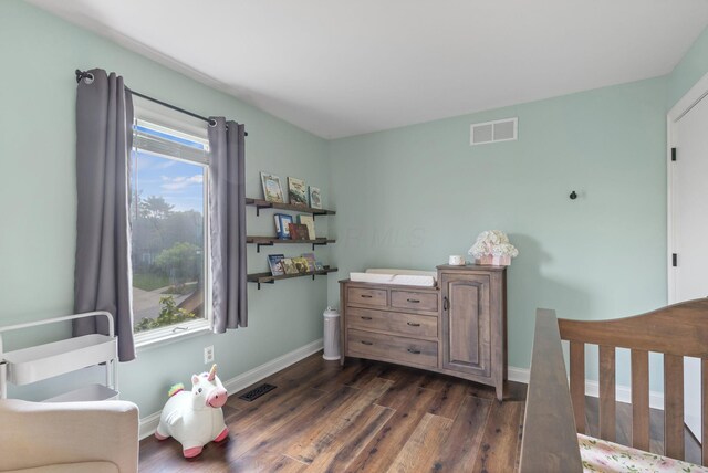 271 Crawford Ct, Westerville, OH 43082 - bedroom featuring dark wood-type flooring and baseboards