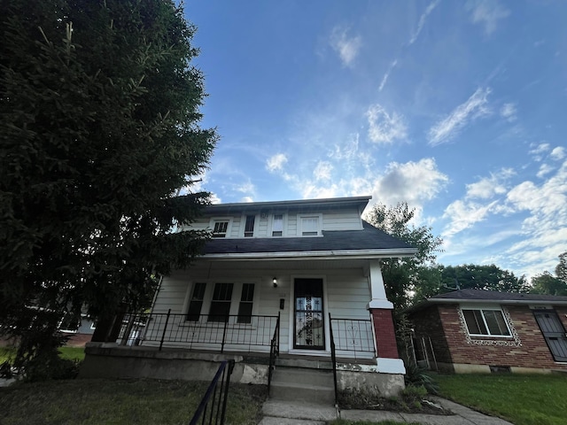 1015 Fairwood Ave, Columbus, OH 43206 - view of front of home with a porch and brick siding