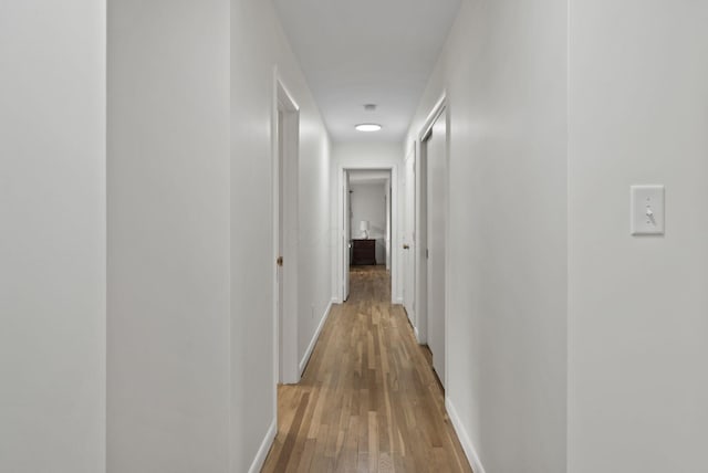 4289 Shelbourne Ln, Columbus, OH 43220 - hallway with light wood-style floors and baseboards