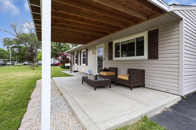 372 Sturbridge Rd, Columbus, OH 43228 - view of patio featuring an outdoor hangout area