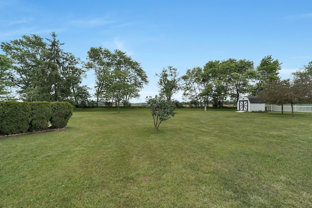 50 Bazler Ln, South Bloomfield, OH 43103 - view of yard with a storage shed