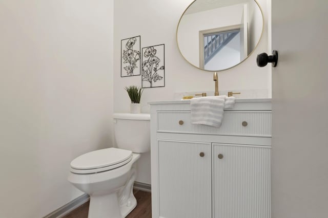 8139 Storrow Dr, Westerville, OH 43081 - bathroom with vanity and wood finished floors