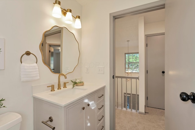 8139 Storrow Dr, Westerville, OH 43081 - bathroom featuring vanity and toilet