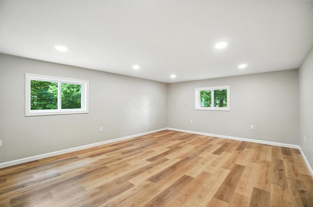 4615 County Road 23, Cardington, OH 43315 - empty room featuring recessed lighting and light wood-type flooring