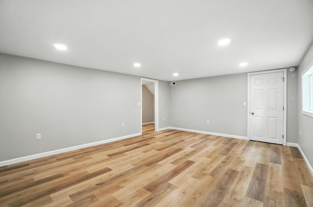 4615 County Road 23, Cardington, OH 43315 - empty room featuring recessed lighting and light wood finished floors