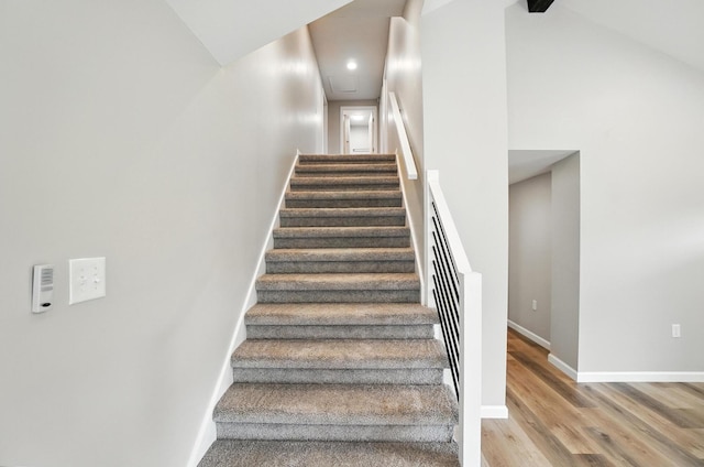 4615 County Road 23, Cardington, OH 43315 - stairs featuring wood finished floors and recessed lighting