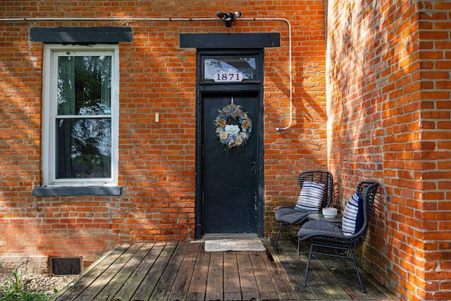 1871 Galloway Rd, Galloway, OH 43119 - doorway to property with brick siding