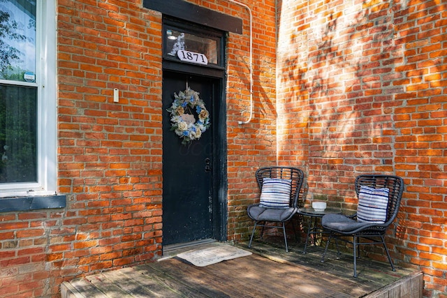 1871 Galloway Rd, Galloway, OH 43119 - property entrance featuring brick siding