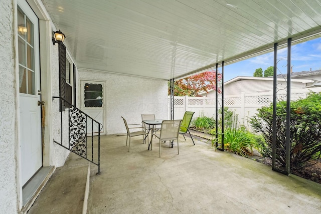 401 Smith Rd, Columbus, OH 43228 - view of patio featuring outdoor dining space