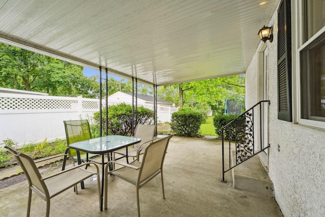 401 Smith Rd, Columbus, OH 43228 - view of patio featuring outdoor dining area