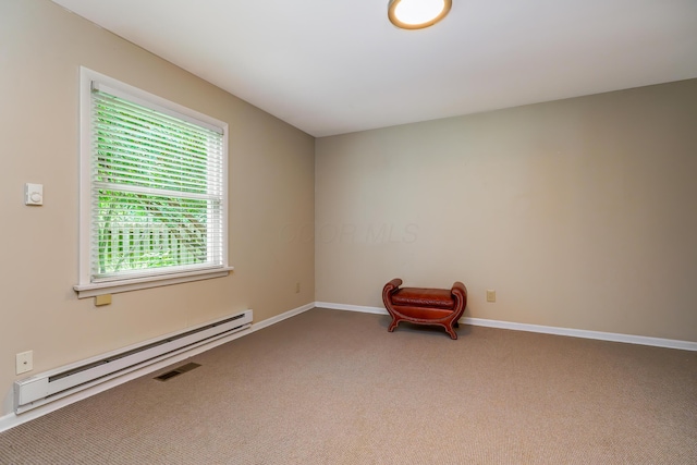 2006 Kentwell Rd, Upper Arlington, OH 43221 - carpeted spare room with baseboard heating and baseboards