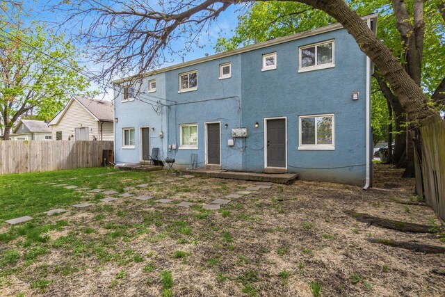 437-441 S Glenwood Ave, Columbus, OH 43223 - rear view of property with stucco siding