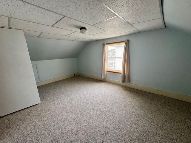 181 W 3rd St, Frazeysburg, OH 43822 - bonus room featuring carpet and vaulted ceiling