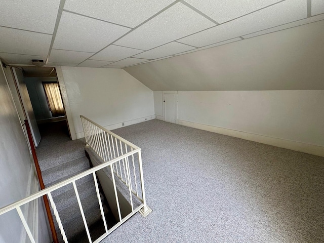 181 W 3rd St, Frazeysburg, OH 43822 - bonus room featuring carpet flooring and lofted ceiling