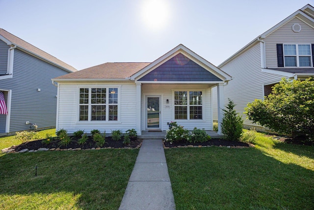 5654 Caledonia Dr, Westerville, OH 43081 - view of front of home with a front lawn