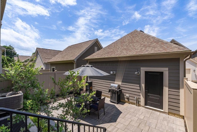 954 Hudson Xing, Columbus, OH 43212 - view of patio / terrace with area for grilling