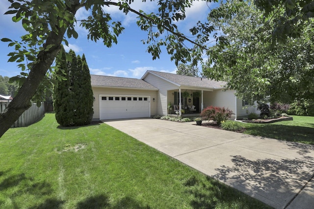215 Barb Ct, Heath, OH 43056 - ranch-style home with a garage and concrete driveway
