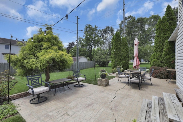 215 Barb Ct, Heath, OH 43056 - view of patio featuring outdoor dining area