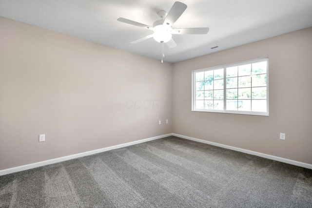 752 Whitetail Lp, Newark, OH 43055 - carpeted empty room with a ceiling fan and baseboards