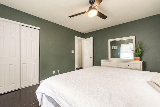 794 E Brighton Rd, Columbus, OH 43224 - bedroom with a ceiling fan and a closet