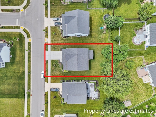 336 Onyx Ln, Delaware, OH 43015 - aerial view of property's location featuring property parcel outlined
