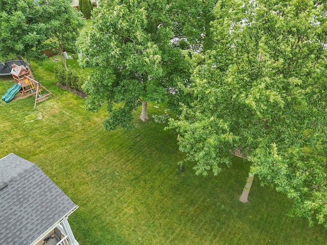336 Onyx Ln, Delaware, OH 43015 - view of green lawn featuring a playground