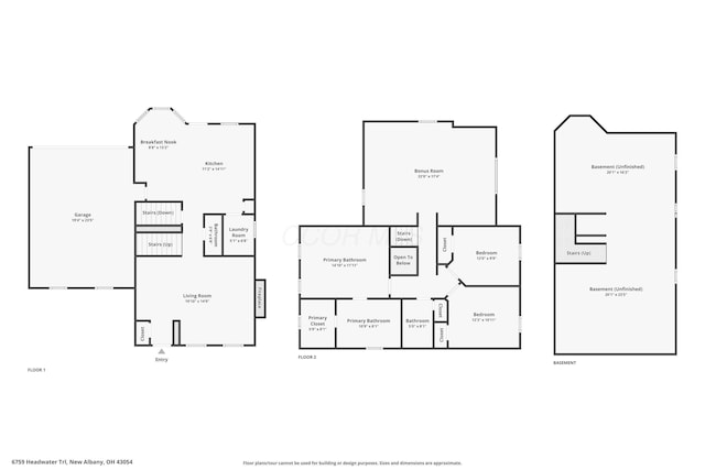 6759 Headwater Trl, New Albany, OH 43054 - view of home floor plan