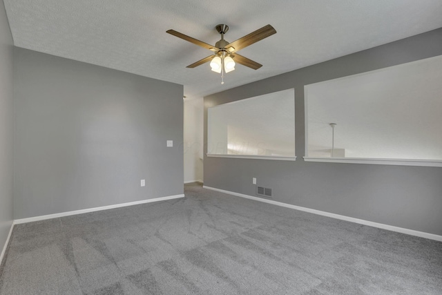 2375 Oakthorpe Dr, Hilliard, OH 43026 - spare room featuring a ceiling fan and carpet flooring