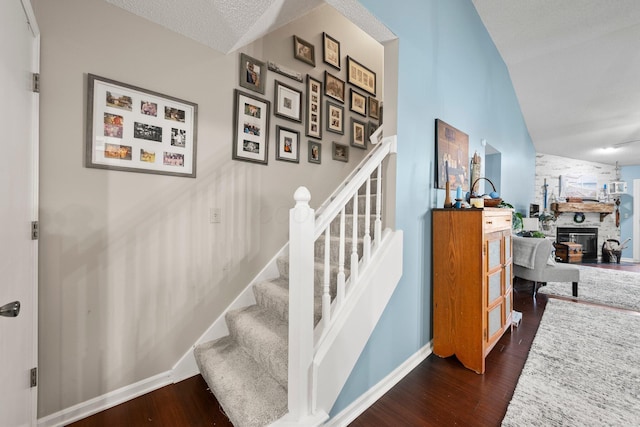 3903 Inverness Cir, Dublin, OH 43016 - stairs featuring wood finished floors and baseboards