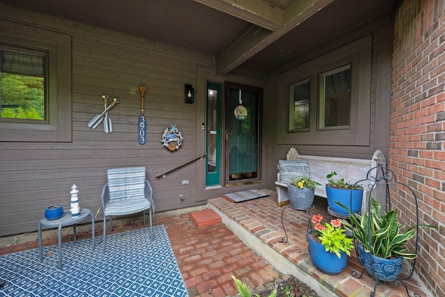 3903 Inverness Cir, Dublin, OH 43016 - doorway to property featuring a patio