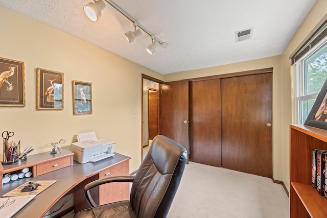 5681 Mcbride Ct, Dublin, OH 43016 - office area with carpet and track lighting