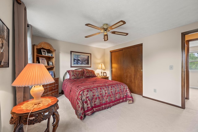 5681 Mcbride Ct, Dublin, OH 43016 - carpeted bedroom featuring a closet and a ceiling fan