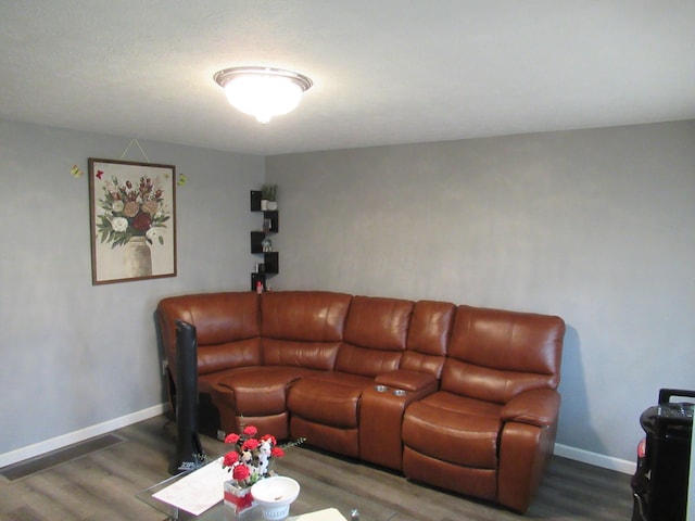 1881 Brimfield Rd, Columbus, OH 43229 - living room featuring wood finished floors and baseboards
