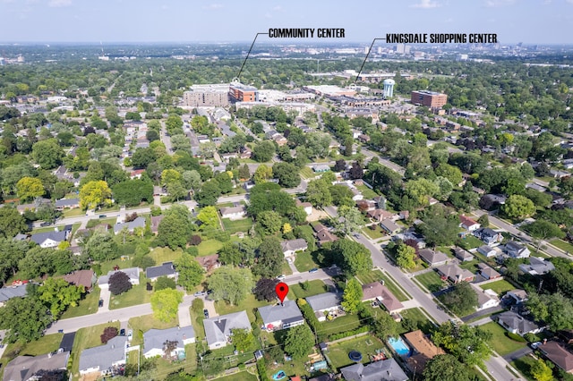 3287 Leighton Rd, Columbus, OH 43221 - aerial view of property and surrounding area