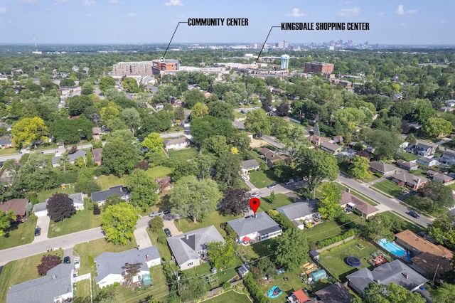 3287 Leighton Rd, Columbus, OH 43221 - aerial view of property and surrounding area