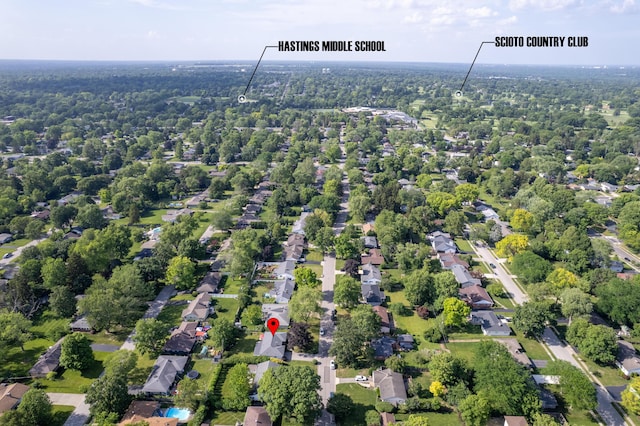 3287 Leighton Rd, Columbus, OH 43221 - drone / aerial view