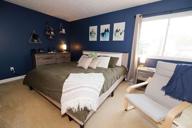 3790 Hunting Ln, Columbus, OH 43230 - carpeted bedroom featuring baseboards and a textured ceiling