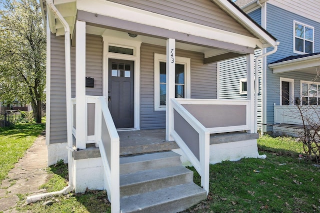 743 Reinhard Ave, Columbus, OH 43206 - doorway to property with a porch