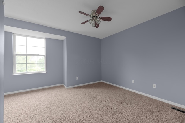 8101 Orange Station Loop, Lewis Center, OH 43035 - spare room with carpet and a ceiling fan