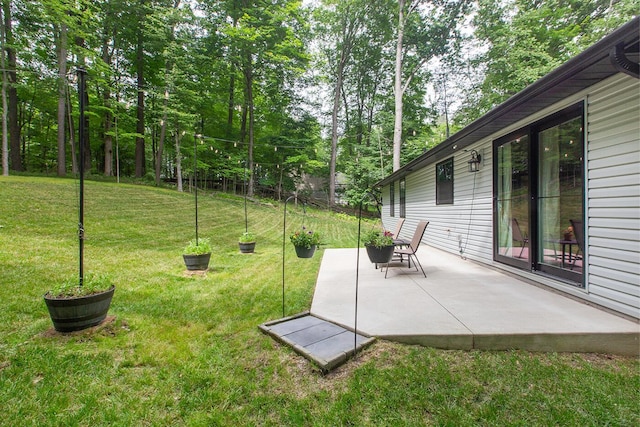2499 Apple Valley Dr, Howard, OH 43028 - view of green lawn featuring a patio