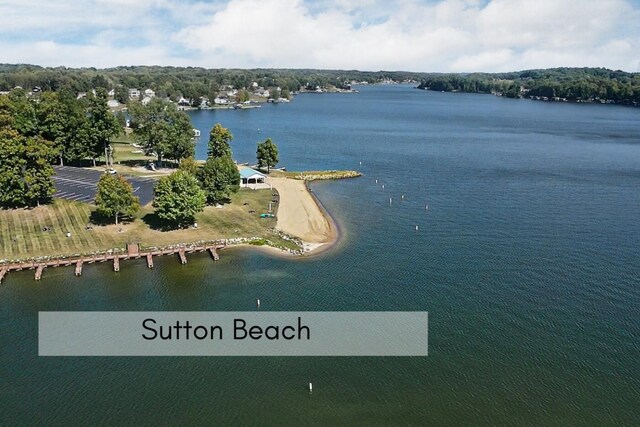2499 Apple Valley Dr, Howard, OH 43028 - aerial overview of property's location featuring a nearby body of water