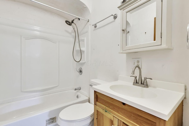 846 4th St, Lancaster, OH 43130 - full bathroom featuring shower / bath combination and vanity